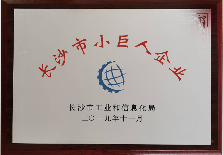 長沙天創(chuàng)粉末有限公司榮獲長沙市“科技創(chuàng)新小巨人企業(yè)”獎!!!